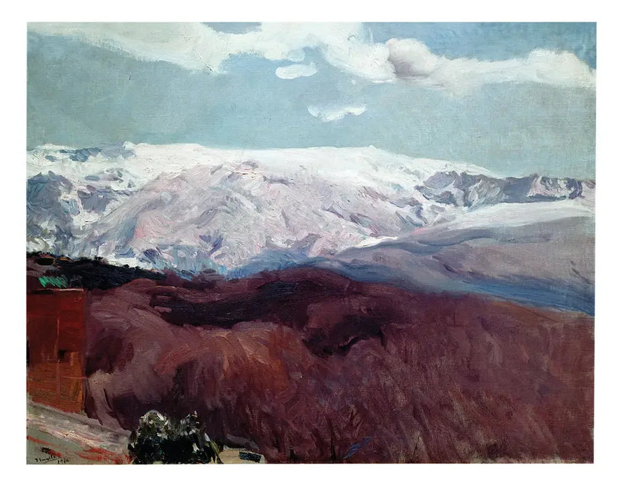 A Sierra Nevada no inverno - Joaquín Sorolla