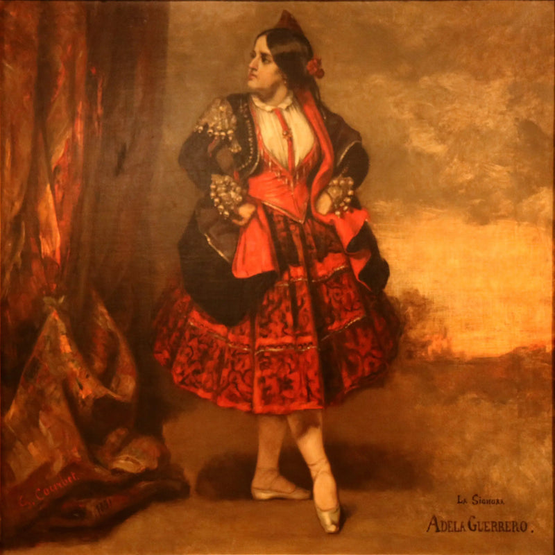 A senhora Adela Guerrero, bailarina espanhola - Gustave Courbet