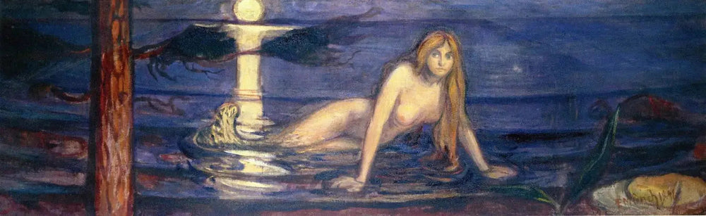 La Sirène - Edvard Munch image 1 tableau peint à l’huile sur toile