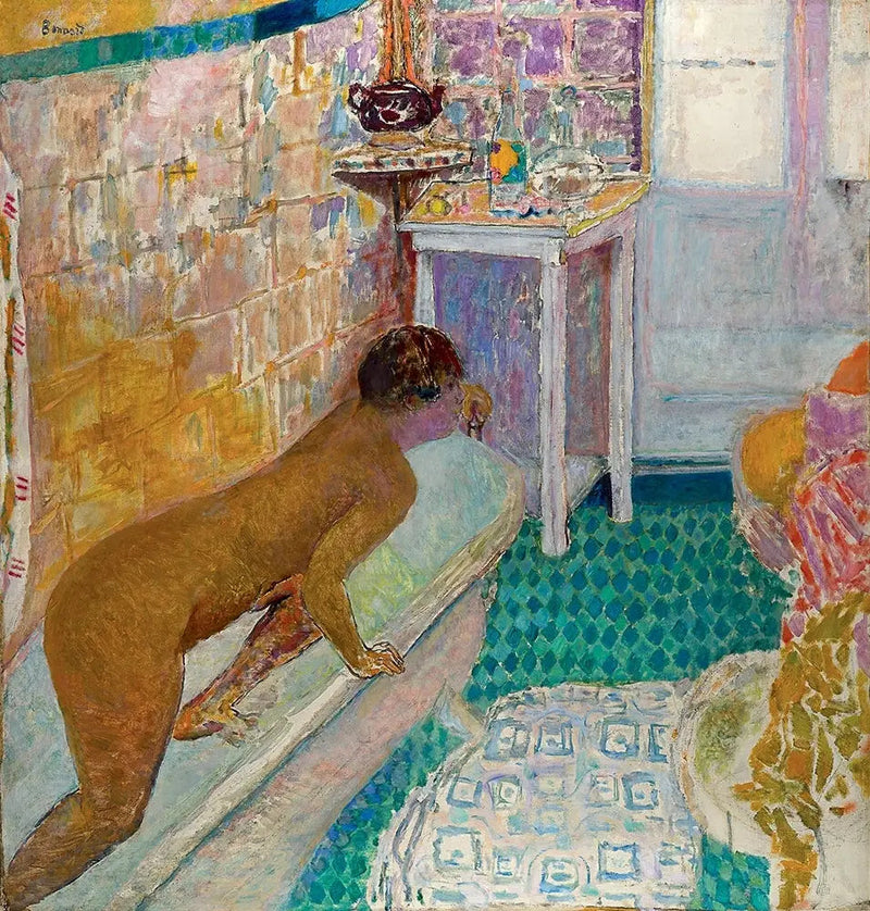 A saída da banheira - Pierre Bonnard