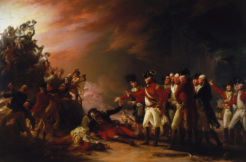 A Saída da guarnição de Gibraltar na manhã de 27 de novembro de 1789 - John Trumbull