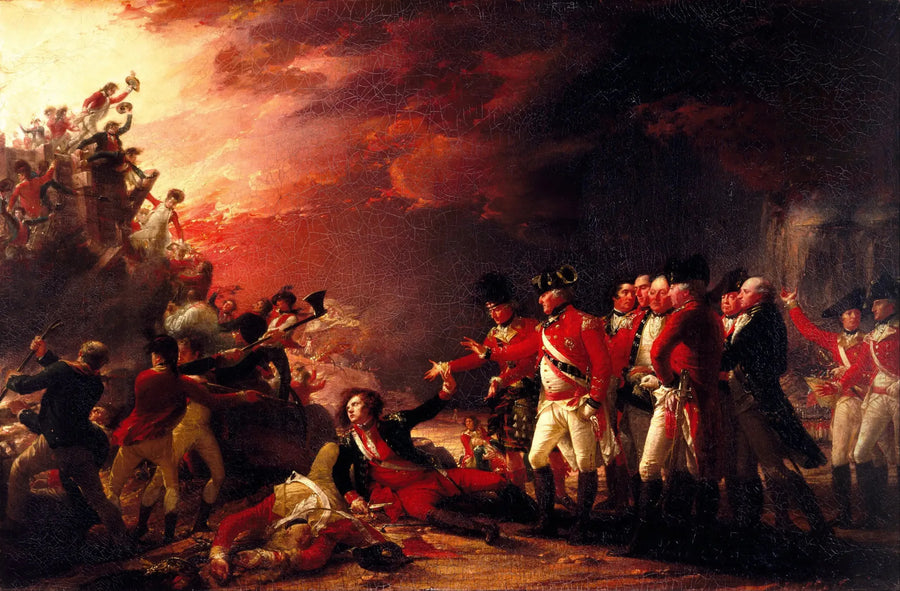 A saída da guarnição de Gibraltar - John Trumbull