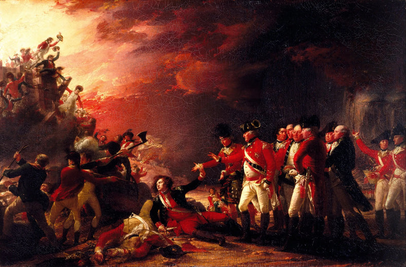 A saída da guarnição de Gibraltar - John Trumbull