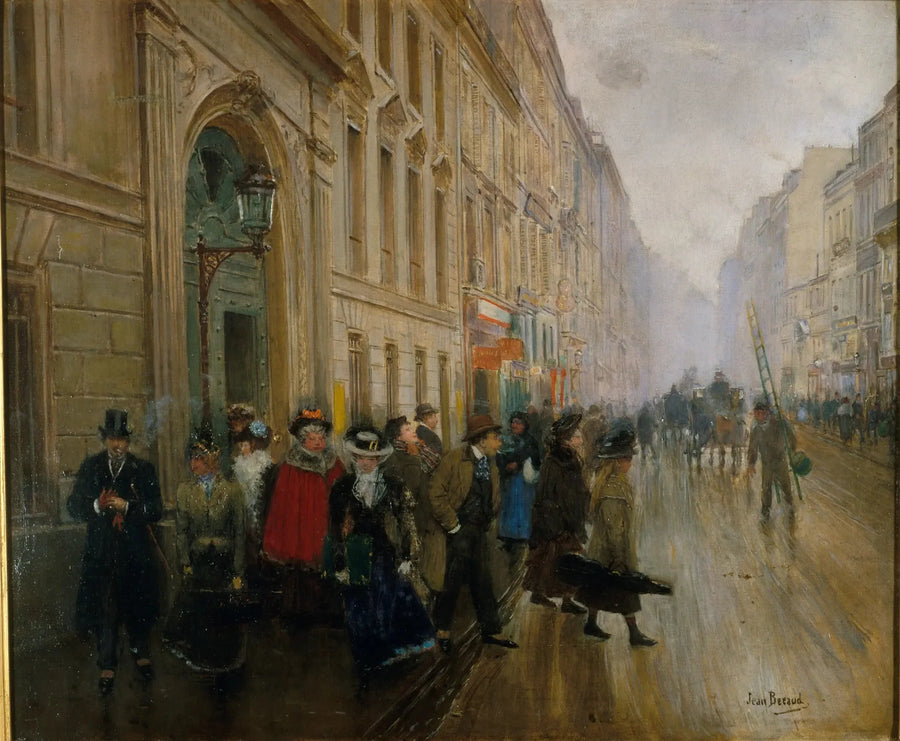 A saída do conservatório de música - Jean Béraud