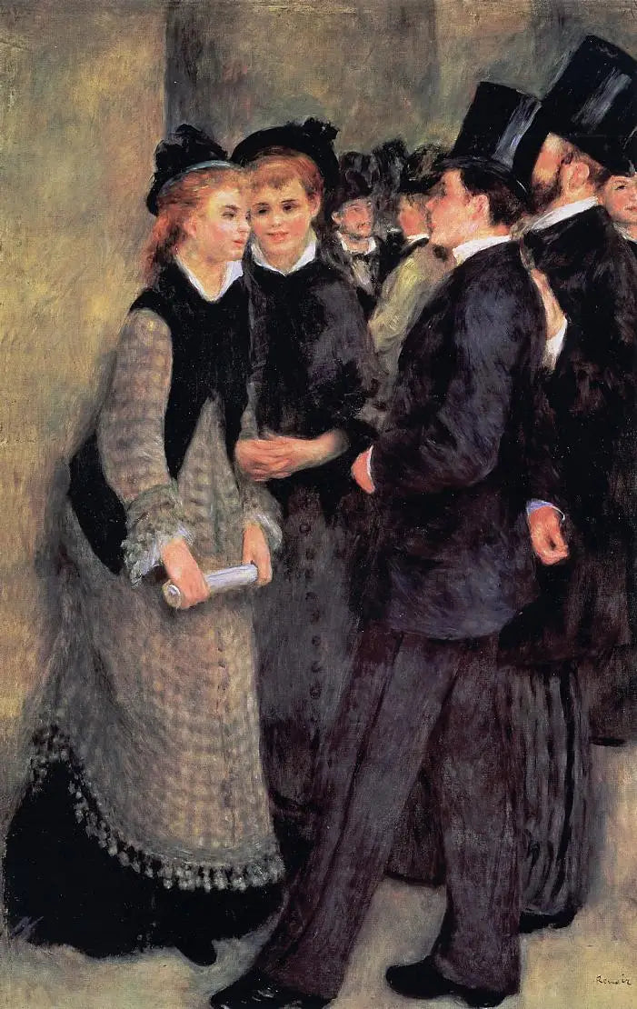 A saída do Conservatório - Pierre-Auguste Renoir
