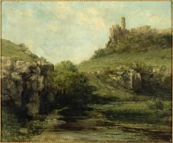 A fonte em Ornans - Gustave Courbet