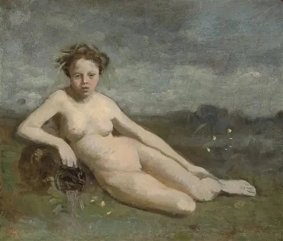 A fonte - Jean-Baptiste Camille Corot