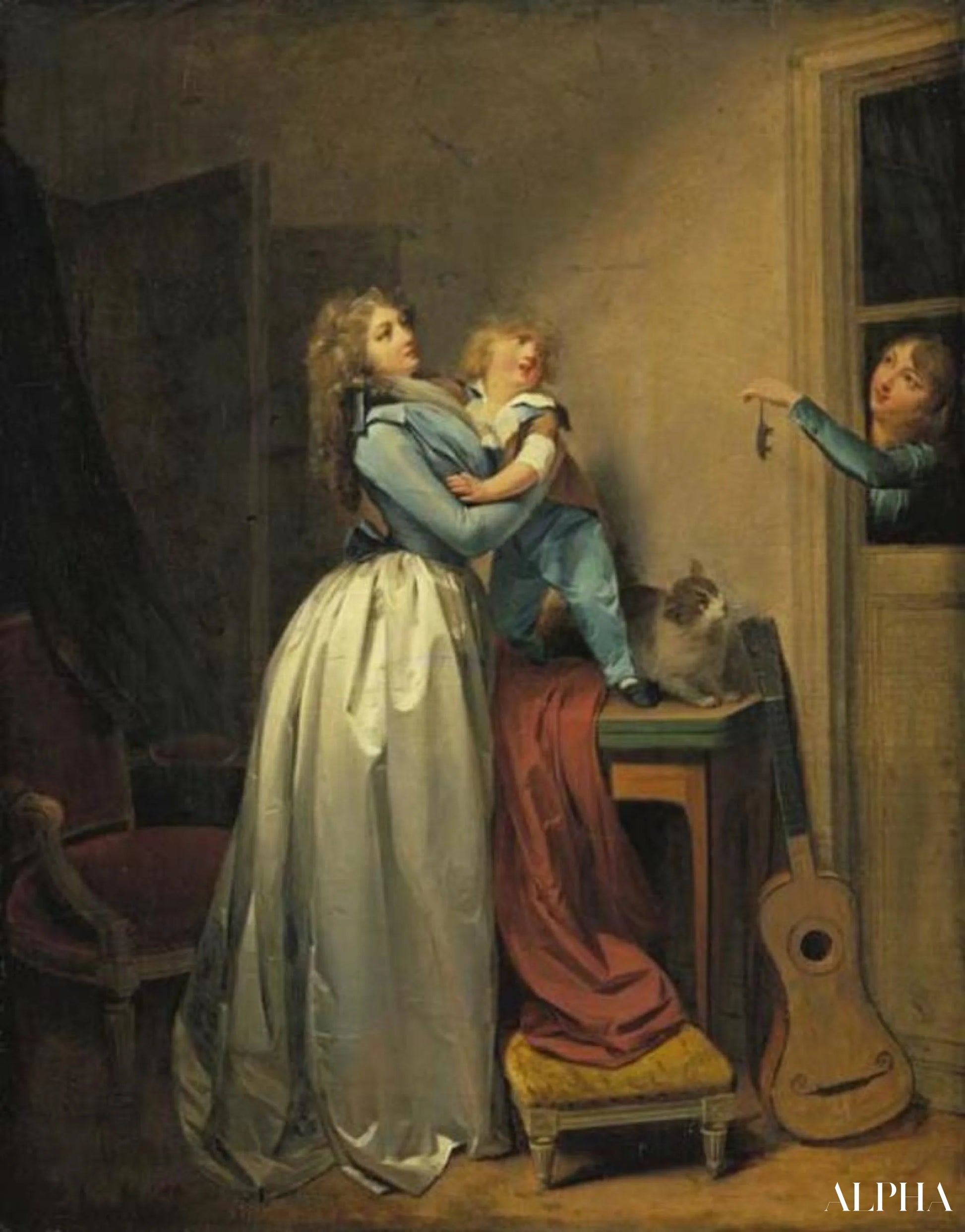 La souris morte - Louis Boilly - Reproductions de tableaux et peintures haut de gamme