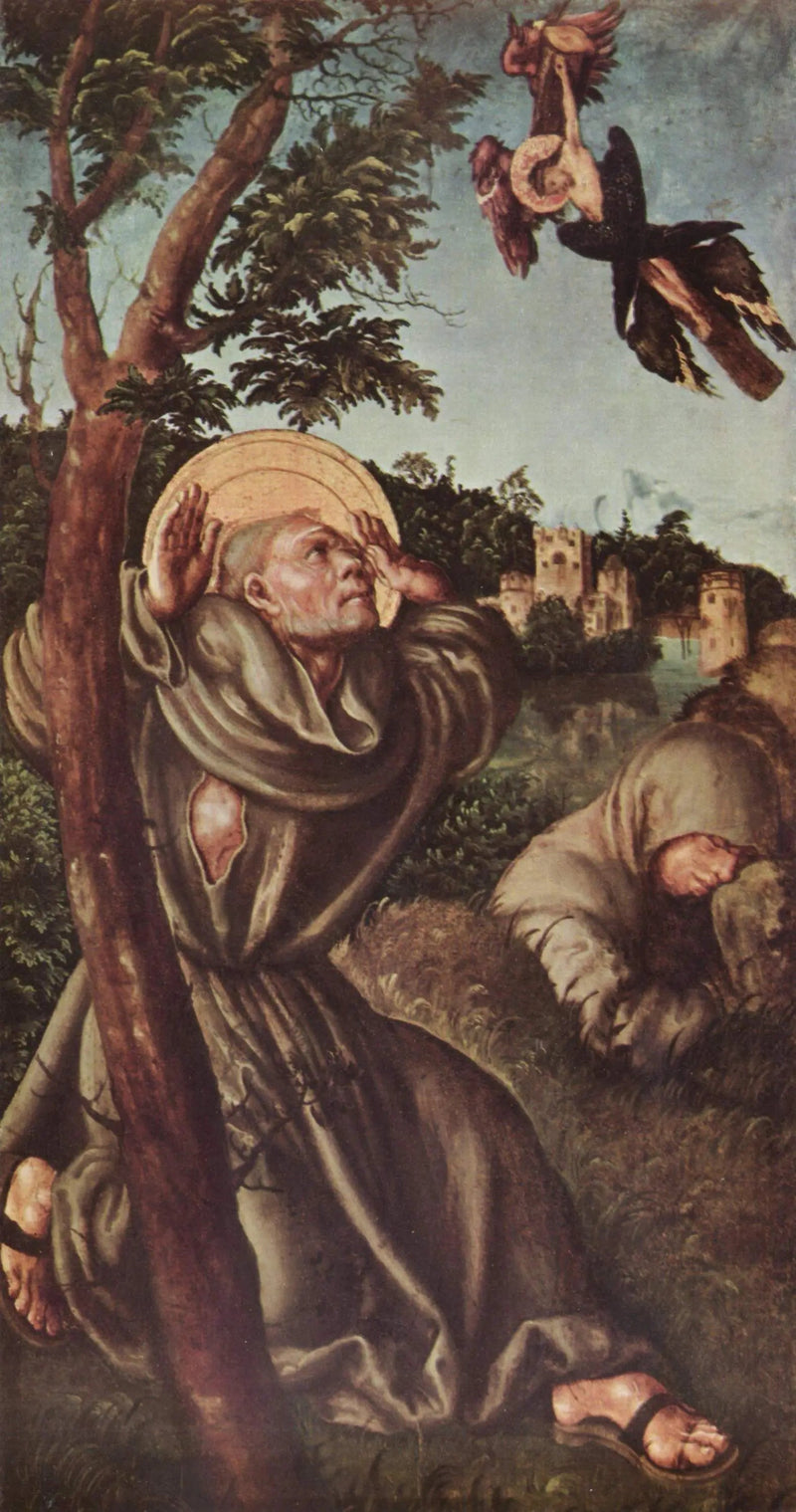 A estigmatização de São Francisco - Lucas Cranach, o Velho