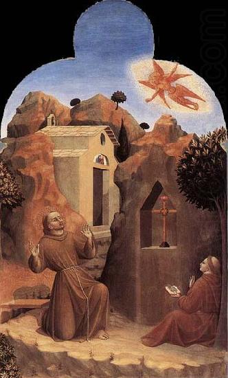 La stigmatisation de saint François - Sassetta image 1 reproduction de peinture à l’huile
