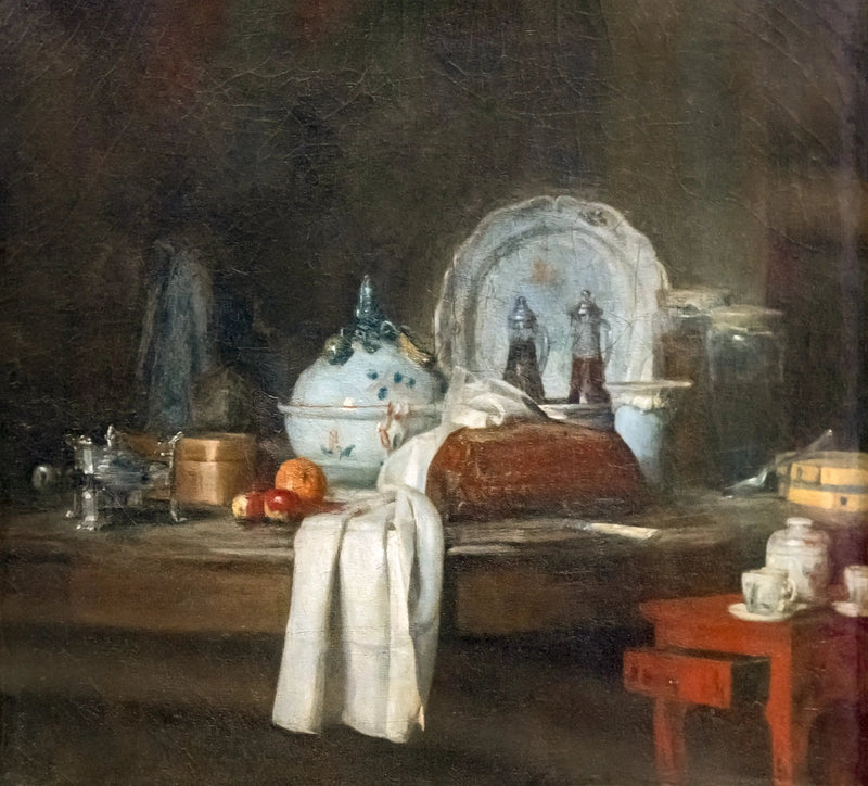 A mesa de escritório - Jean Simeón Chardin