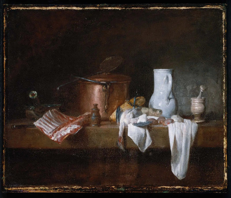 A Mesa de Cozinha - Jean Simeón Chardin