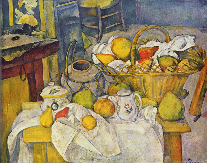 A Mesa de Cozinha - Paul Cézanne