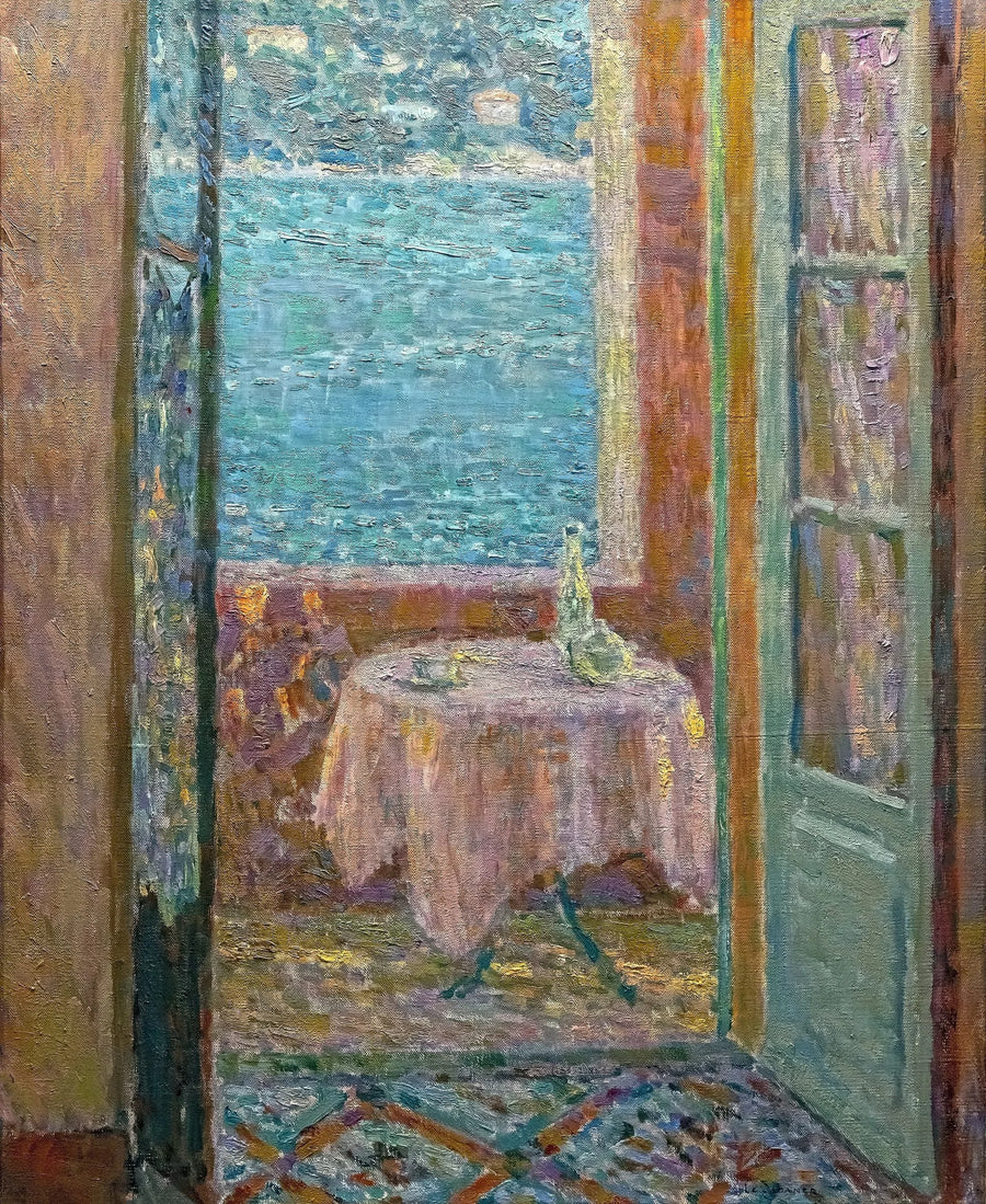 A Mesa do Mar, Villefranche-sur-Mer - Henri Le Sidaner
