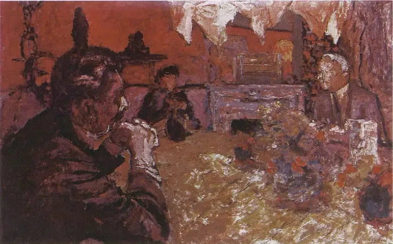 A mesa do Clos Cézanne - Édouard Vuillard