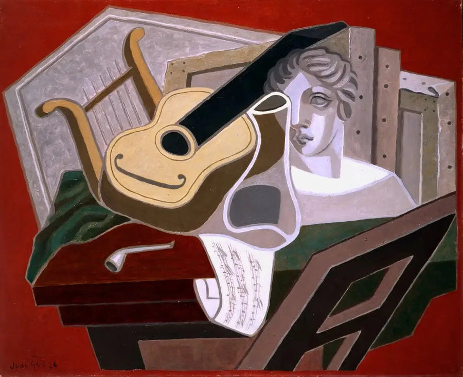 A mesa do músico - Juan Gris
