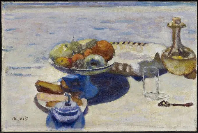 A mesa decorada - Pierre Bonnard