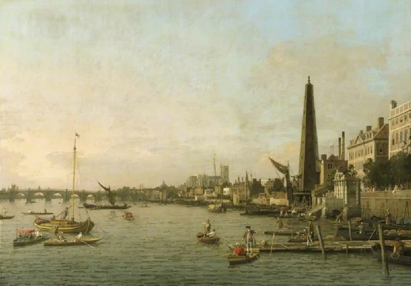 O Tamisa em Westminster - Canaletto