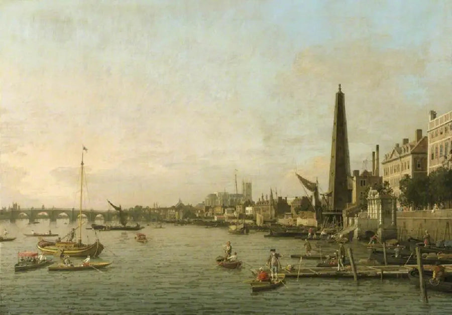 O Tamisa em Westminster - Canaletto