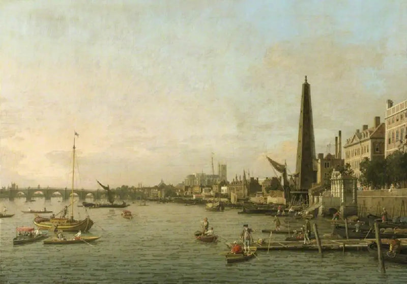 O Tamisa em Westminster - Canaletto