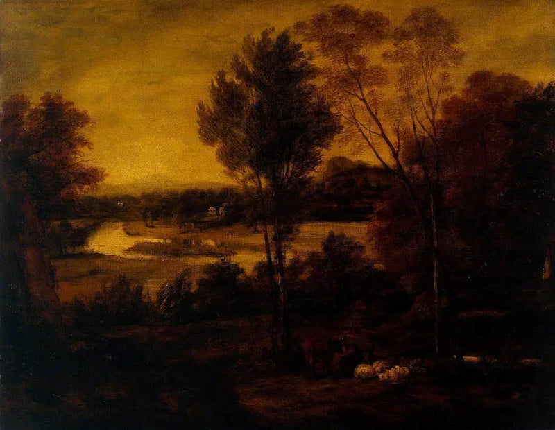O Tamisa a partir de Richmond Hill - Joshua Reynolds
