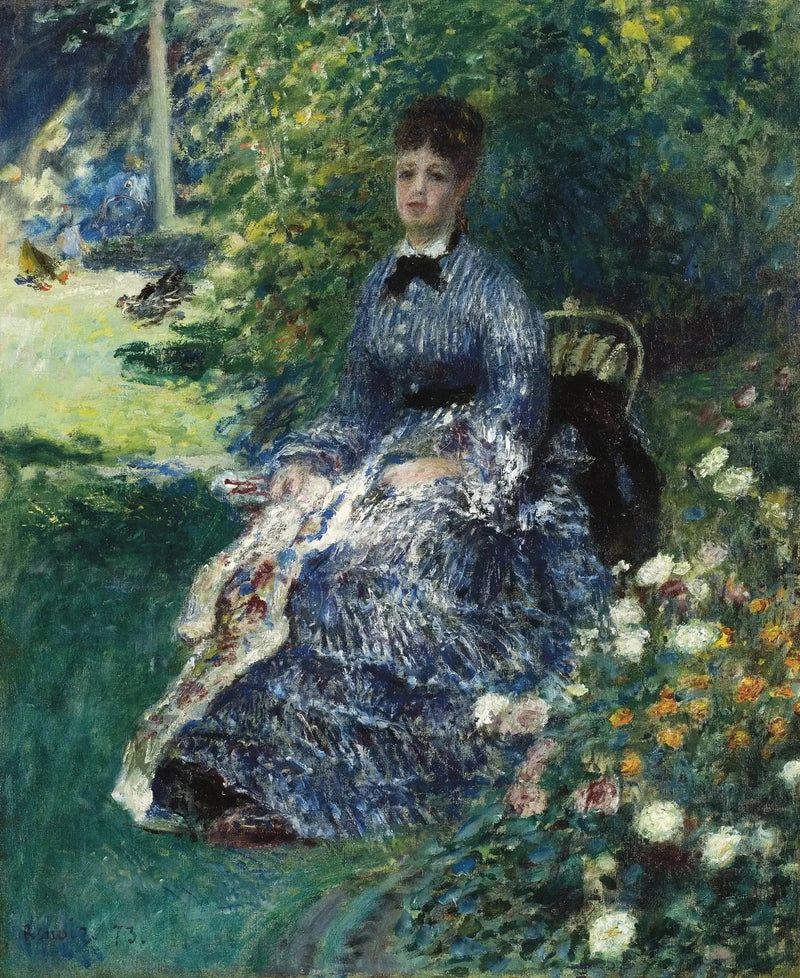 A tapeçaria no parque - Pierre-Auguste Renoir