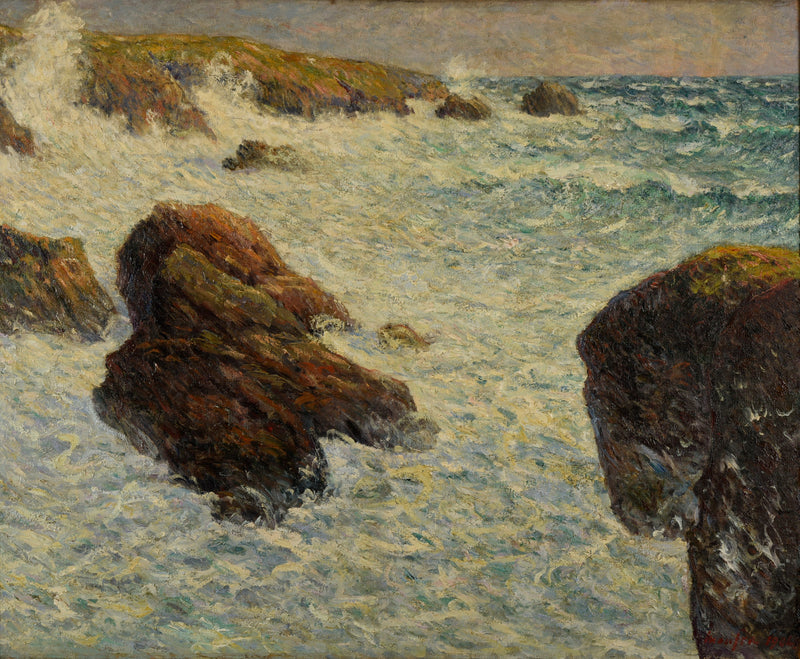 A Tempestade em Quiberon - Maxime Maufra