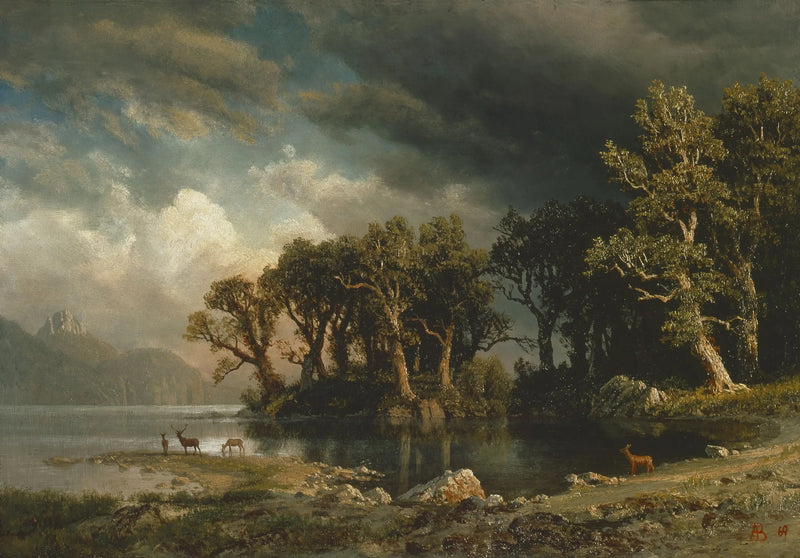 A tempestade que se aproxima - Albert Bierstadt