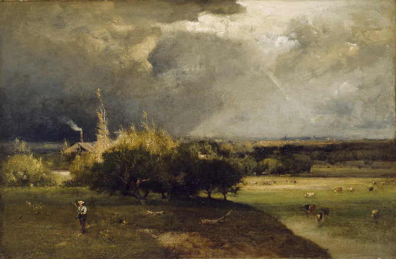 A tempestade que se aproxima - George Inness