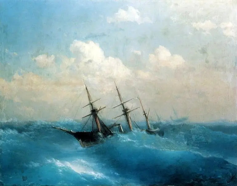 A Tempestade - Ivan Aïvazovski