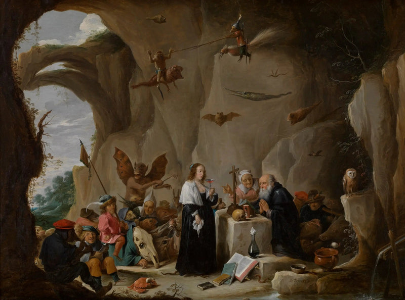 A Tentação de Antoine, abade do Egito - David Teniers, o Jovem