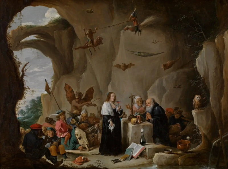 A Tentação de Antoine, abade do Egito - David Teniers, o Jovem