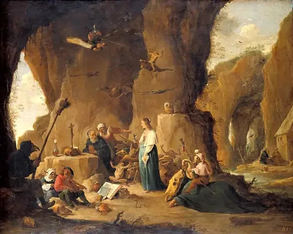 A Tentação de Santo Antônio - David Teniers Júnior