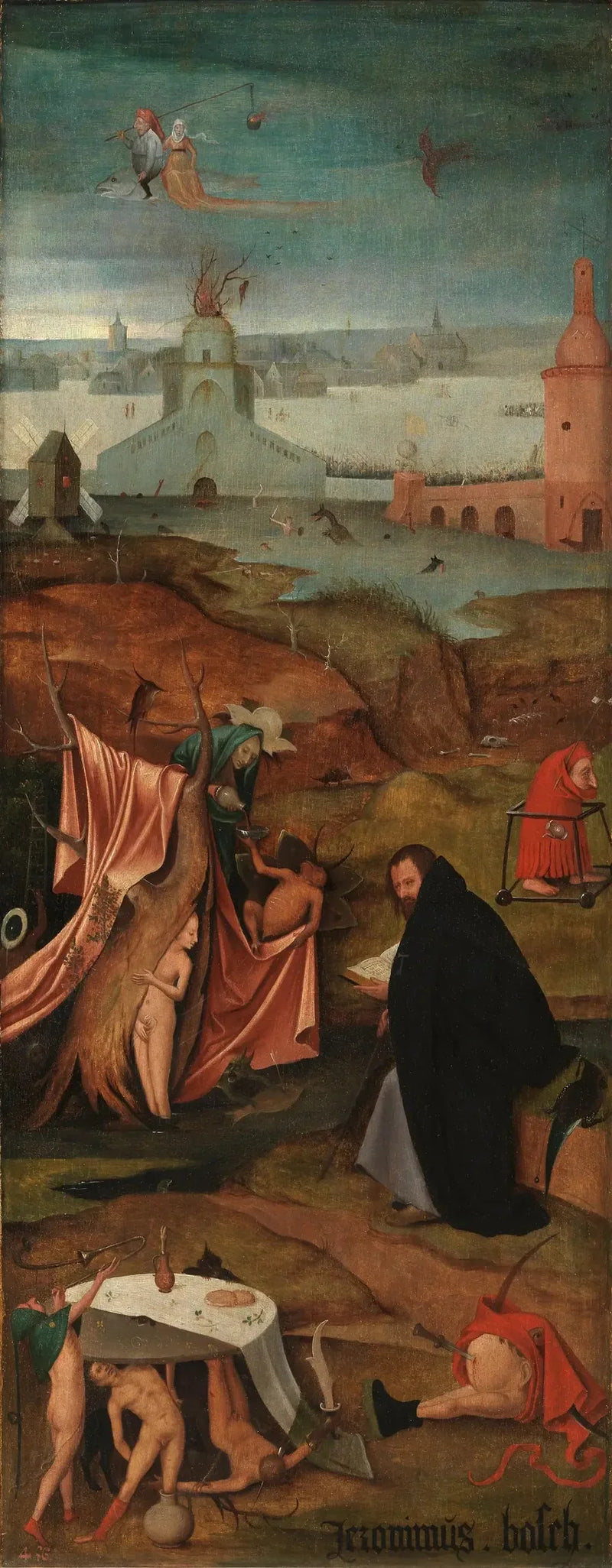 A tentação de santo Antão - Hieronymus Bosch
