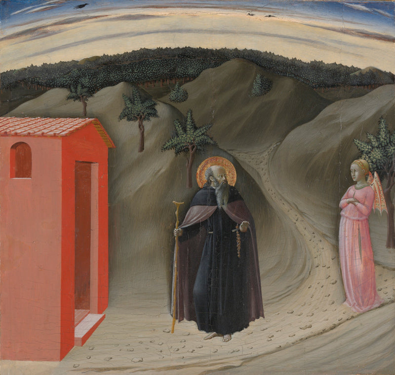 A tentação de Santo Antão, o monge - Mestre da Osservanza