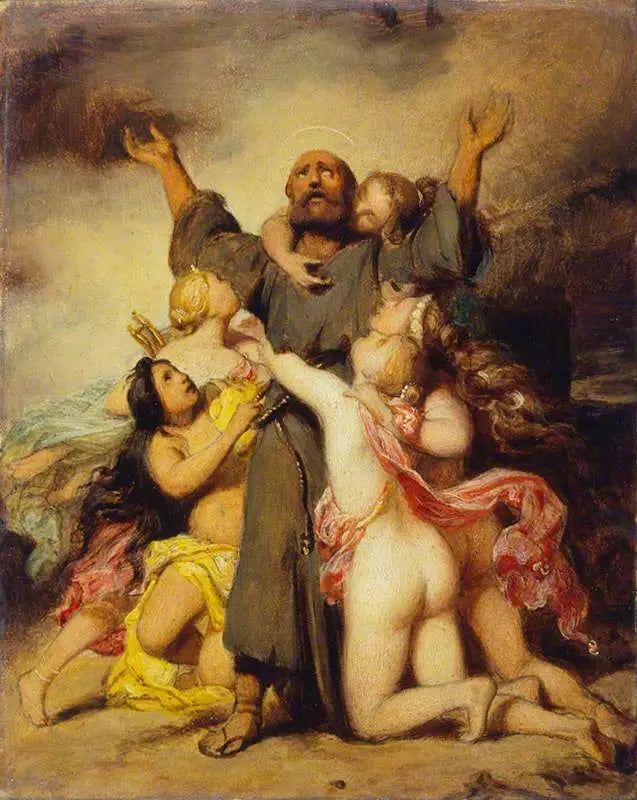 A Tentação de Santo Antônio - Paul Delaroche