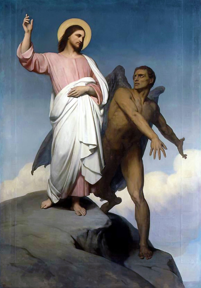 A Tentação de Cristo - Ary Scheffer
