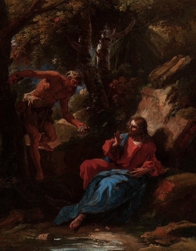 A Tentação de Cristo - Sebastiano Ricci