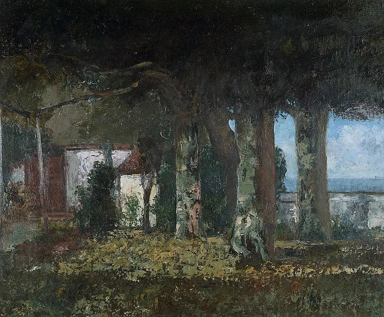 A Varanda de Bon-Port - Gustave Courbet