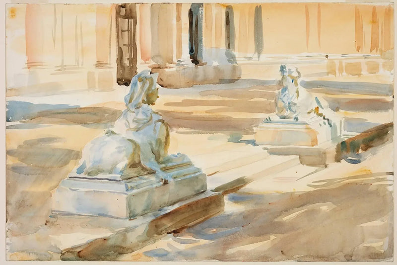 A Terraço de La Granja - John Singer Sargent