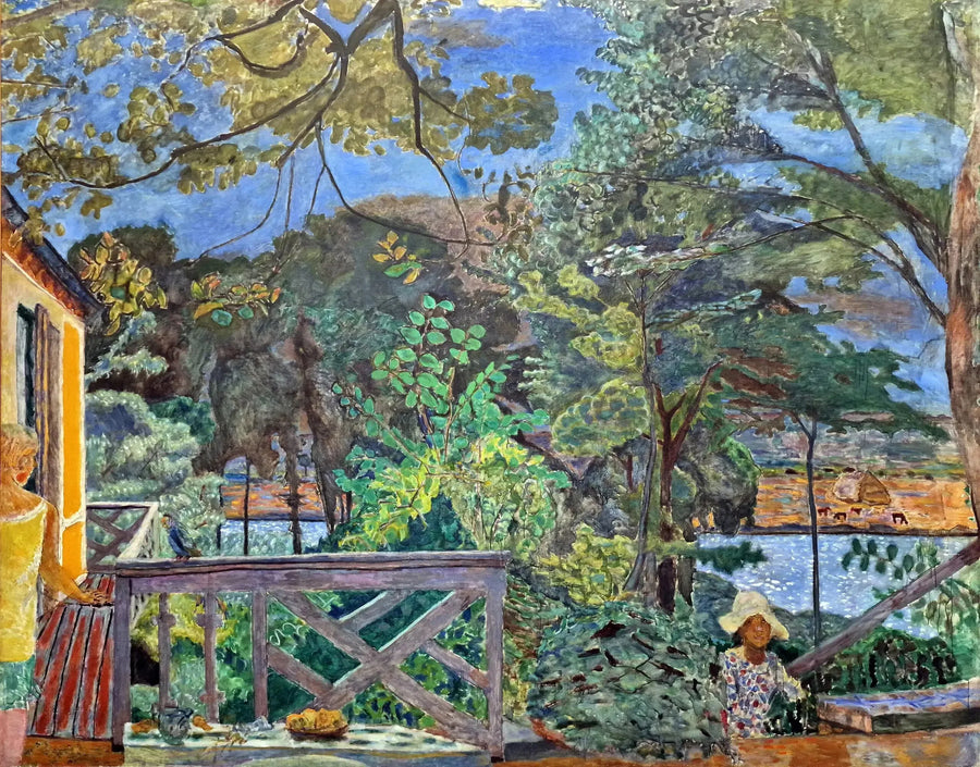 O terraço de Vernon - Pierre Bonnard