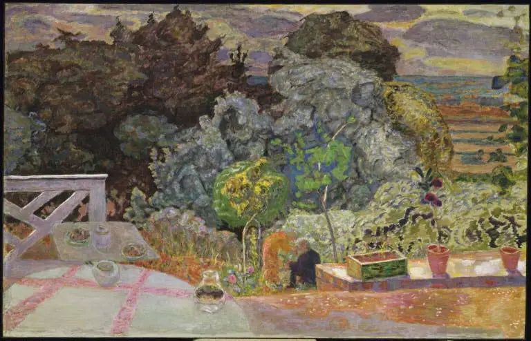 O terraço - Pierre Bonnard