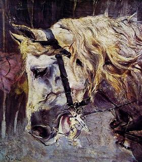 A cabeça de um cavalo - Giovanni Boldini