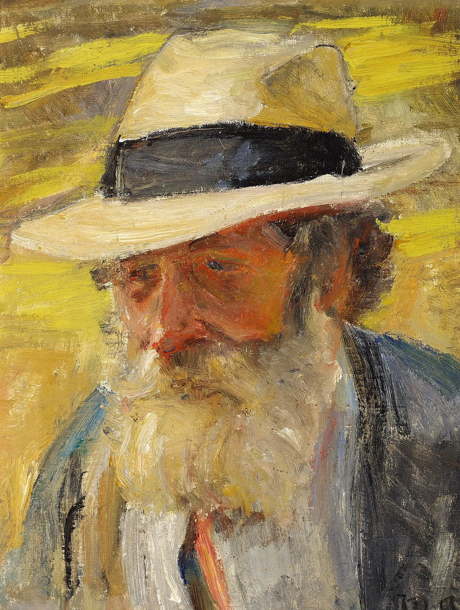 A cabeça de um velho homem. - Michael Peter Ancher