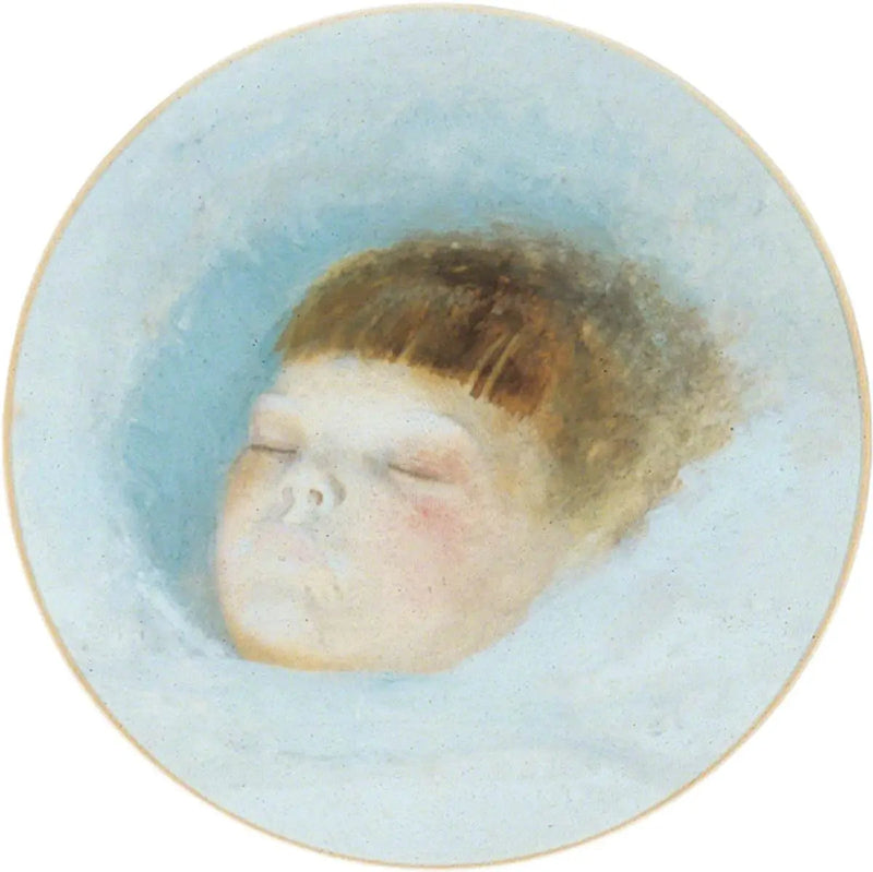 A cabeça de Gertrude Grimshaw - John Atkinson Grimshaw