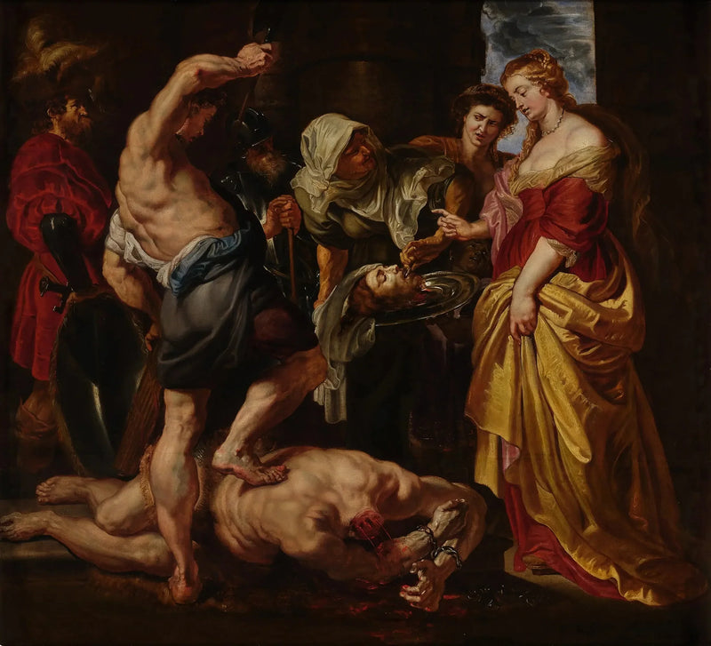 A cabeça de São João Batista apresentada a Salomé - Peter Paul Rubens
