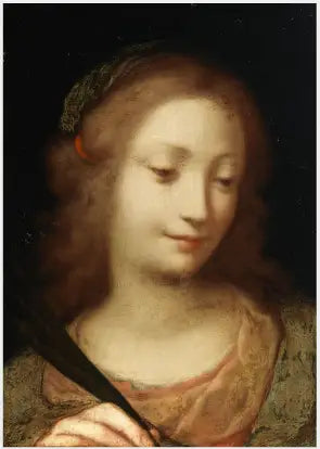 A cabeça de Santa Catarina a Mártir - Antonio da Correggio