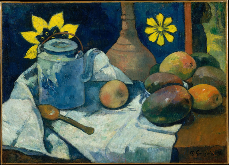 A Chaleira e as Frutas - Paul Gauguin