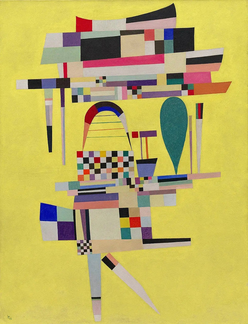A Tela Amarela - Vassily Kandinsky