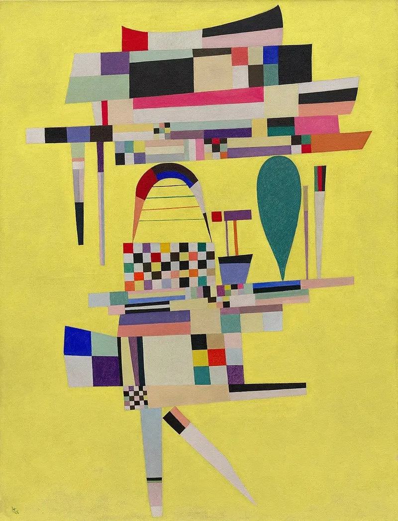 A Tela Amarela - Vassily Kandinsky